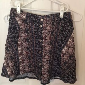 Tilly’s paisley skirt